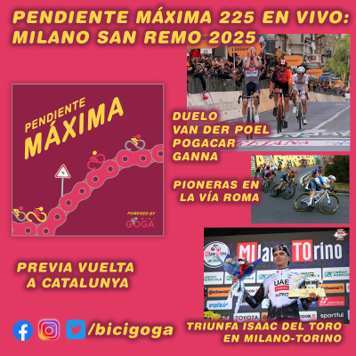 episode PENDIENTE MÁXIMA 225: Milano-Sanremo y más artwork