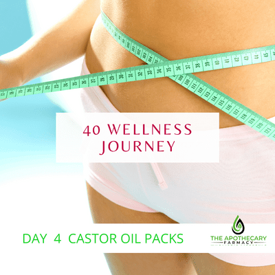 episode Ep 4: Day 4 of 40 - CASTOR OIL PACKS- Secret Weapon for a flat tummy artwork