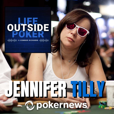 episode Jennifer Tilly on Nearly Voicing Marge Simpson, Dating Phil Laak & Bracelet Anniversary artwork