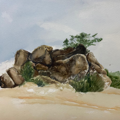 episode S2 Episode 1: Paintings from locations, finishing a painting, how subjects chooses us. artwork