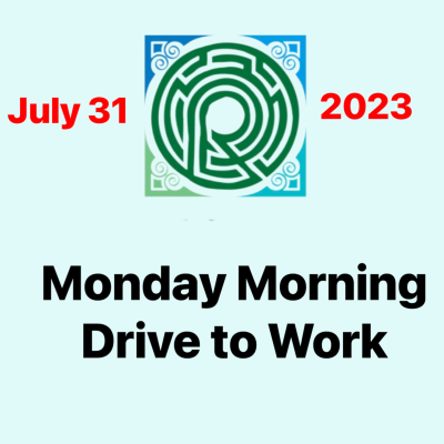 episode Monday Morning Drive to Work Show: Podcasts Shoutouts, UAP/UFO Congressional Hearing, Robert Greene artwork