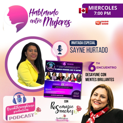 episode HABLANDO ENTRE MUJERES - ENTREVISTA CON SAYNE HURTADO artwork