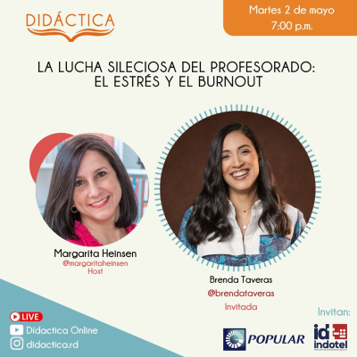 episode La lucha sileciosa del profesorado: el estrés y el burnout - Brenda Taveras artwork