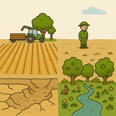 episode La permaculture face à l'agriculture - David contre Goliath artwork