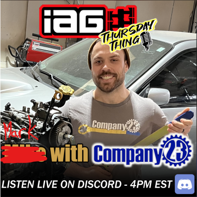 episode IAG Thursday Thing EP.59: Talking shop with Mark from Company 23. Also "Is driving stick "attractive" ? artwork