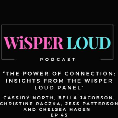 episode The Power of Connection: Insights from the WiSPER Loud Panel Featuring Cassidy North, Bella Jacobson, Christine Raczka, Jess Patterson and Chelsea Hagan artwork