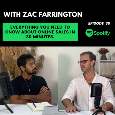 episode Everything you need to know about high ticket sales in 30 mins with Zac Farrington artwork