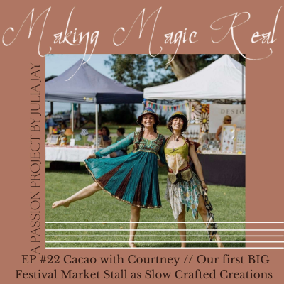 episode Cacao with Courtney // Our first BIG Festival Market Stall artwork