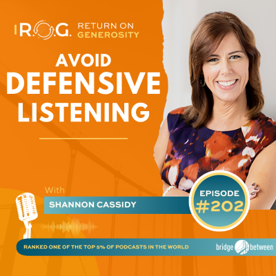 episode 202. Avoid Defensive Listening | Generous Leadership Coaching Tip artwork