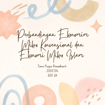 episode Perbandingan Ekonomi Mikro Konvensional dan Ekonomi Mikro Islam artwork