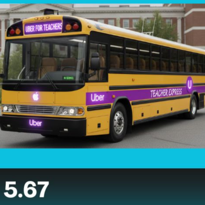 episode S5.E67: Teacher Express, Uber for Teachers, PJ Day Friday, Hottest Year, Ancient Egyptian Cruise Line, Football’s Season artwork