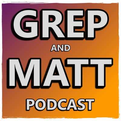 Kansikuva näyttelystä Grep and Matt Podcast