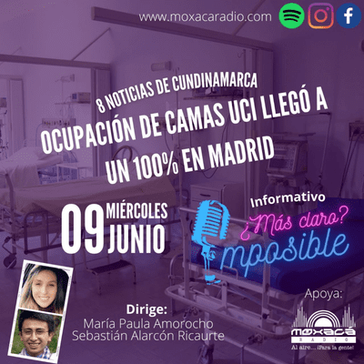 episode Informativo 09 de Junio de 2021 ¿Más claro? ¡Imposible! - Moxacá Radio artwork