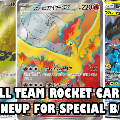 episode All "Glory of Team Rocket" Cards, New Eeveelutions, Special Black & White Set Details! artwork