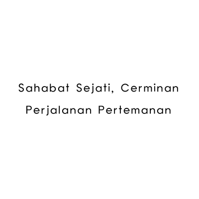 episode Sahabat Sejati, Cerminan Perjalanan Pertemanan artwork
