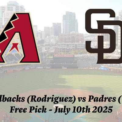 episode MLB Free Pick | Diamondbacks vs Padres Prediction - 7/10/25 artwork