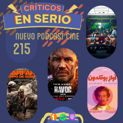 episode #215 [CINE] — Warfare, Estragos, Universal Language, The End, La Gran Lillian Hall artwork