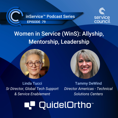 episode EP79 - Women in Service (WinS): Allyship, Mentorship, Leadership w/ QuidelOrtho artwork