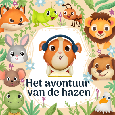 episode Het avontuur van de hazen | Charlie's Beesten Babbels | Charlie de Cavia artwork