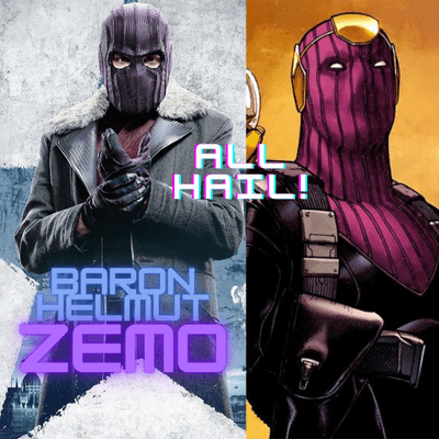 episode #20 | All Hail The Baron | Helmut Zemo artwork