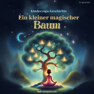 episode Kinderyoga Geschichte zum Einschlafen - Ein kleiner magischer Baum - mit Kinderyoga Übungen artwork
