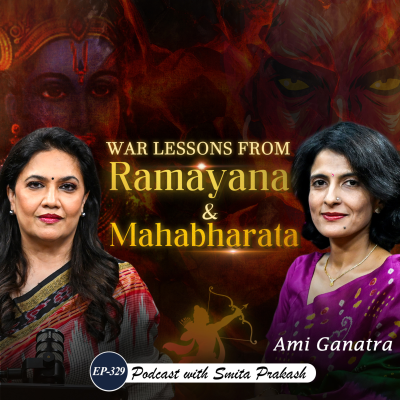 episode EP-329 | Lessons of War from the Ramayana and Mahabharata | Ami Ganatra artwork