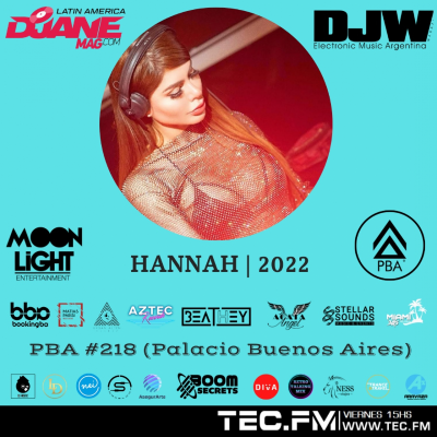 episode Pba #218 dj hannah en vivo desde miami by ariel palacio 2022. artwork