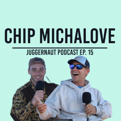 episode Ep. 15 - Capt. Chip Michalove on catching GREAT WHITE Sharks, De'Aaron Fox DM'ing his girl, Shark fishing with Rihanna and Tom Brady, Kentucky Basketball, Craziest charter stories - JUGGERNAUT Podcast artwork