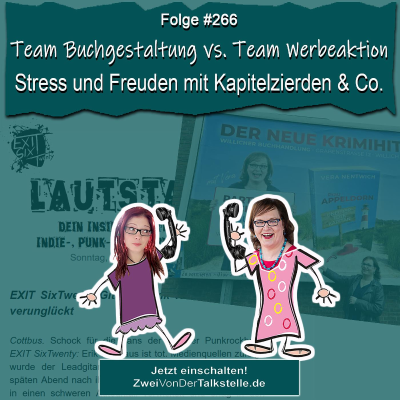 episode Team Buchgestaltung vs. Team Werbeaktion: Stress und Freuden mit Kapitelzierden & Co. artwork
