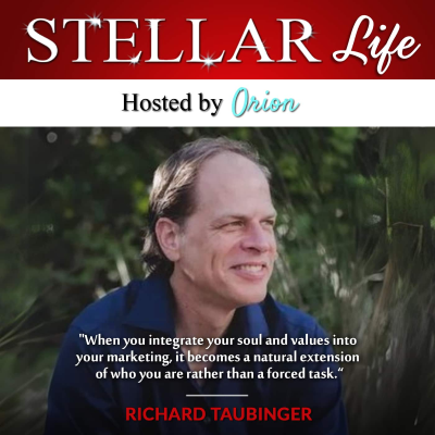 episode 399. Marketing for Light Workers: A Guide to Sharing Your Gift With Richard Taubinger artwork