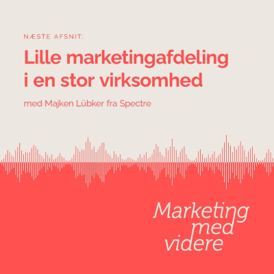 episode Afsnit #23: Lille marketingafdeling i en stor virksomhed artwork