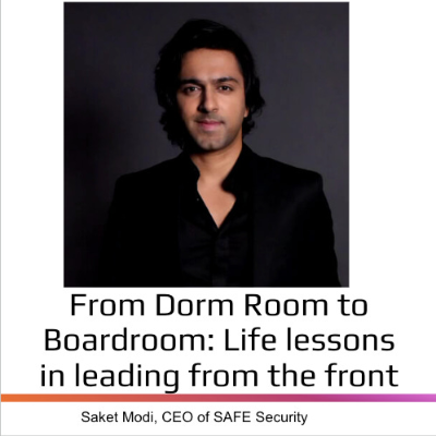 episode From Dorm Room to Boardroom: Life lessons in leading from the front artwork