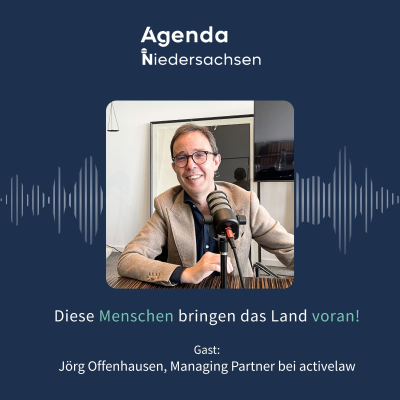 episode Jörg Offenhausen: KI erleichtert den Menschen den Zugang zum Recht artwork