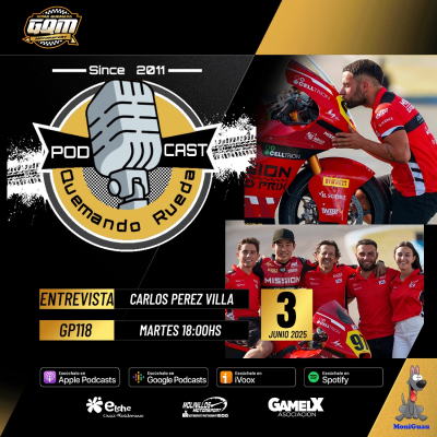 episode T6 - GP118 / Entrevista a Carlos Perez Villa Copropietario del equipo Mission Grand Prix de Moto2 del FIM JuniorGP artwork