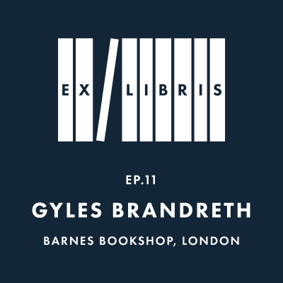 episode Gyles Brandreth in Barnes Bookshop artwork