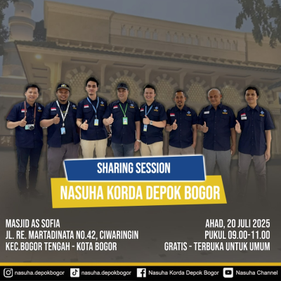 episode LUNAS HUTANG HATI BAHAGIA, Sharing Session Komunitas Nasuha 20 Juli 2025 @Masjid As-Sofia artwork