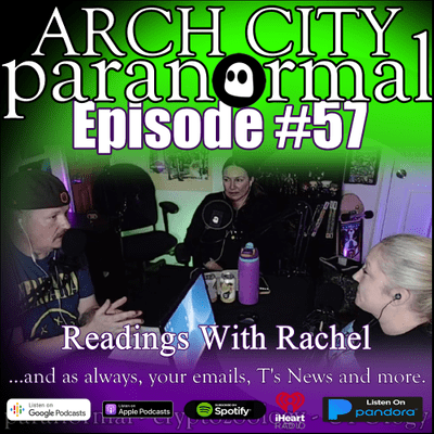 episode #57 - Readings with Rachel, Crystals, Empaths and Investigating, Burying Bigfoot artwork