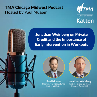 episode Jonathan Weinberg on Private Credit and the Importance of Early Intervention in Workouts artwork