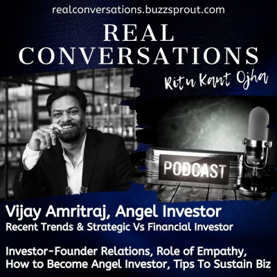 episode EP 13 With Vijay Amritraj, CEO, Voila F9 Gourmet On Investor-Founder Conversation During Uncertain Times artwork