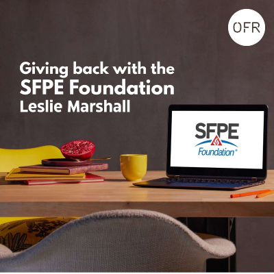 episode 219 - Giving back with the SFPE Foundation - with Leslie Marshall artwork