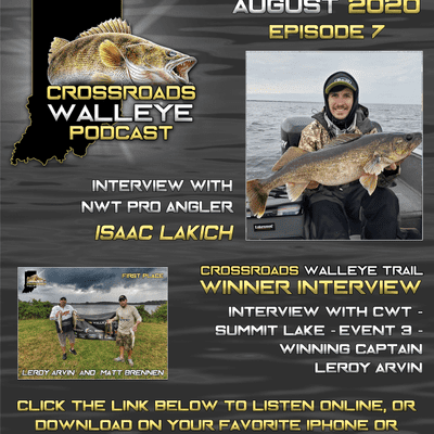 episode Crossroads Walleye Podcast - Episode #7 - Isaac Lakich artwork