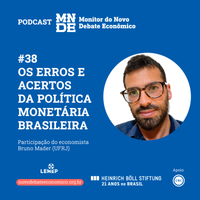 episode Podcast EP #38 │ Erros e acertos da política monetária brasileira | Bruno Mader artwork