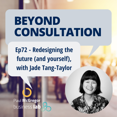 episode Ep 72 - Redesigning the future (and yourself), with Jade Tang-Taylor artwork
