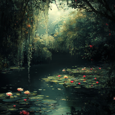 episode Serene Garden at the Lake | Gentle Water and Nature Ambience artwork