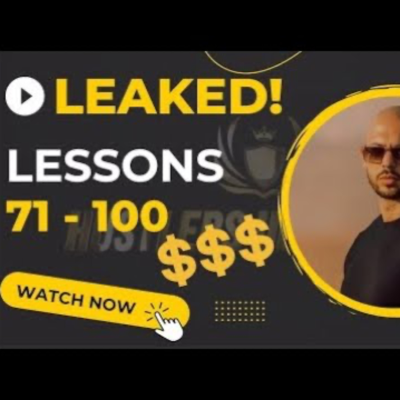 episode Hustlers University FULL Lessons 70 - 100 - Andrew Tate - HU1 artwork