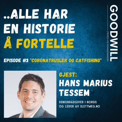 episode #3 "Coronatrusler og catfishing" m/Hans Marius Tessem artwork