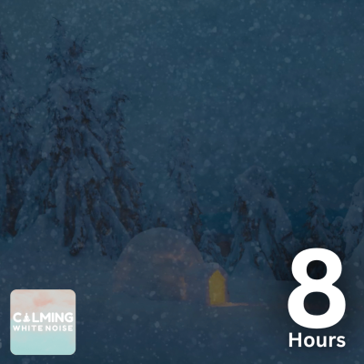 episode Relaxing Blizzard Sounds for Sleeping | Snowstorm Sounds with Crackling Fire artwork