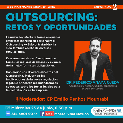 episode #19 T2 OUTSOURCING | Una plática con el Dr. Federico Anaya Ojeda. artwork
