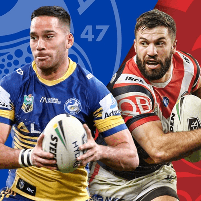 episode Double CC NRL Commentary: Roosters vs Eels - 20:6:2020 artwork