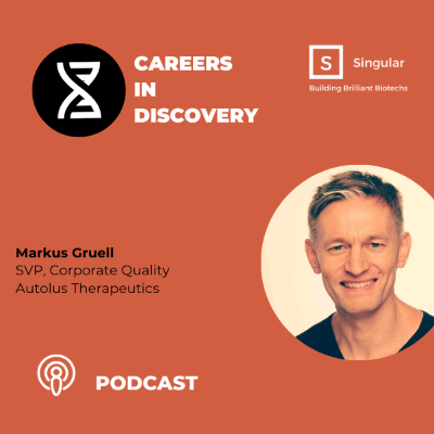 episode Markus Gruell, Autolus Therapeutics artwork
